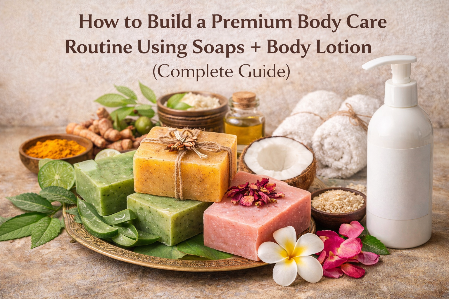 How to Build a Premium Body Care Routine Using Soaps
